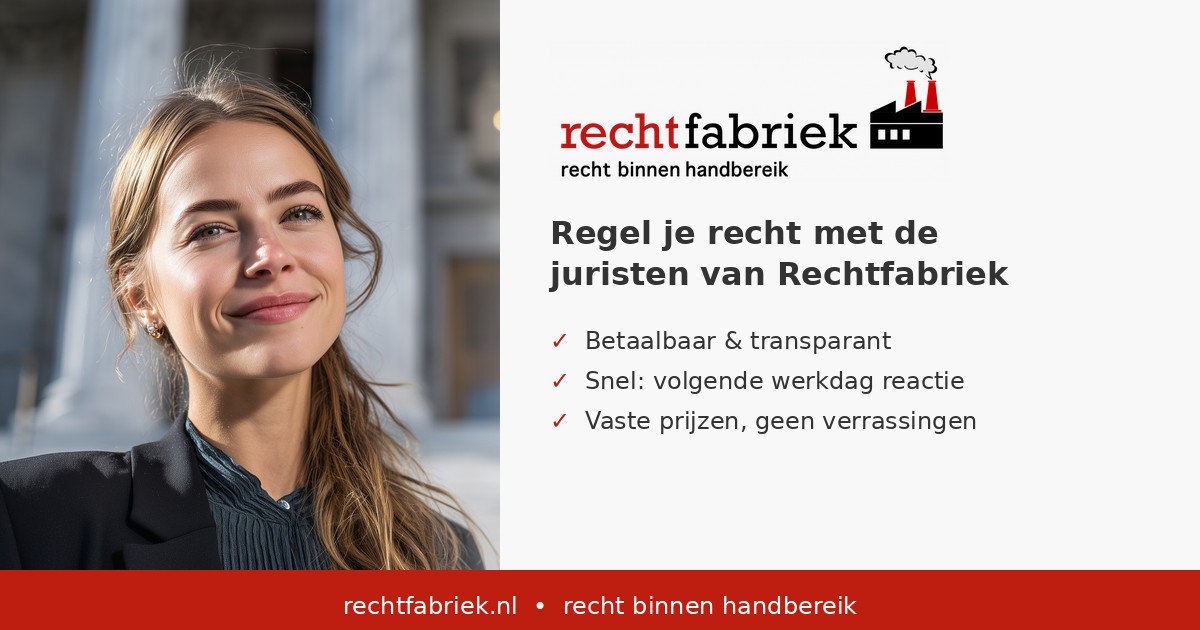 Recht Raam Rechtfabriek - Recht binnen handbereik